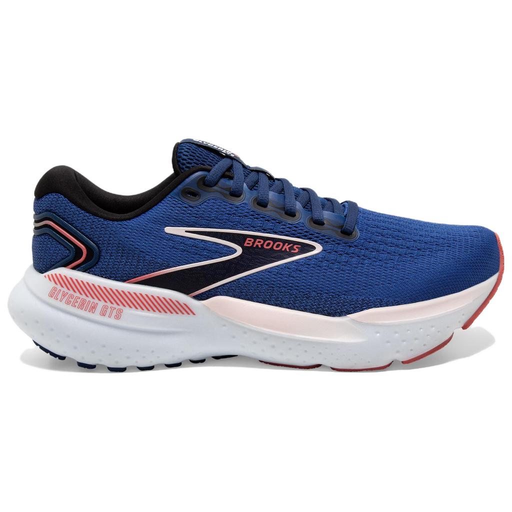 Brooks Glycerin GTS 21 Blue Icy Pink Women Sneakers Rose 120409-1B-496