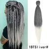Fluffy EZ Large Three-Color Silk Braid Wig - Low-Temperature, Flame Retardant Styling