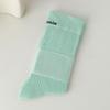 Female Spring and Autumn Macarone Solid Color Anti Pilling Sports Tall Cotton Socks