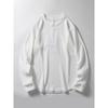 American-Style Retro Three-Pin Waffle Long-Sleeved T-shirt Men's Spring and Autumn Heavy round Neck Bottoming Shirt Export Menswear T-shirt