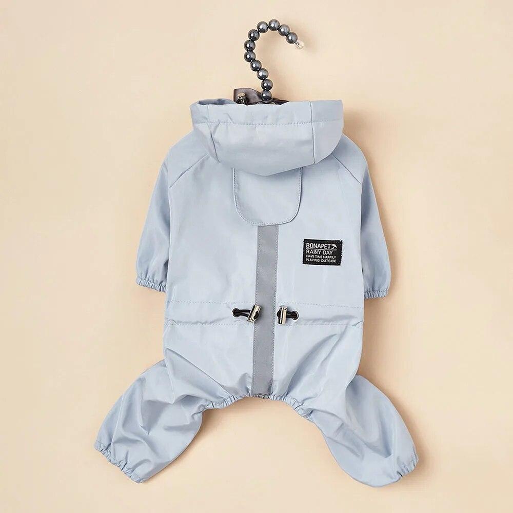 Waterproof Dog Clothes Reflective Dog Raincoat Soft Impermeable Polyester Jacket for Small Dogs Pet Puppy Outfits Perro Abrigo