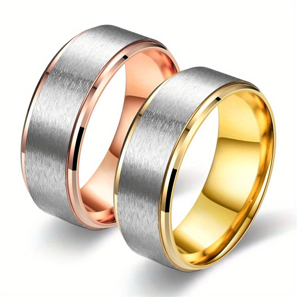 1Pc Stylish, Simple and Multi-purpose Titanium Steel Ring, Daily Wear | As A Gift