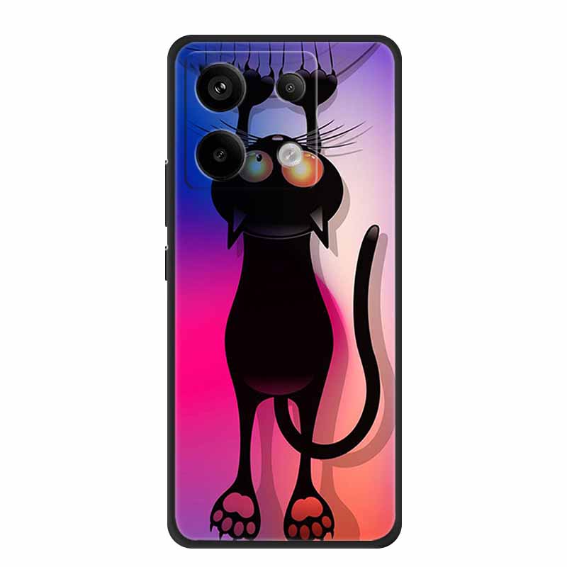Do etui Xiaomi Redmi Note 13 Pro 5G Luksusowe Miękkie Silikonowe TPU Tylna Osłona Etui na Telefon Redmi Note13 Pro Plus 5G Odporne na Wstrząsy Fundas
