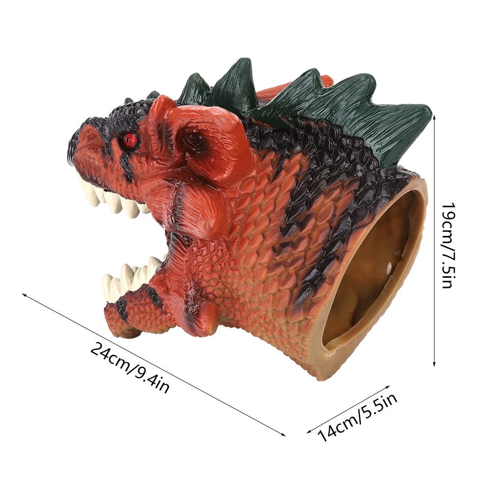 High Simulation Cartoon Dinosaur Hand Doll Puppet Gloves Telling Story ToyType A