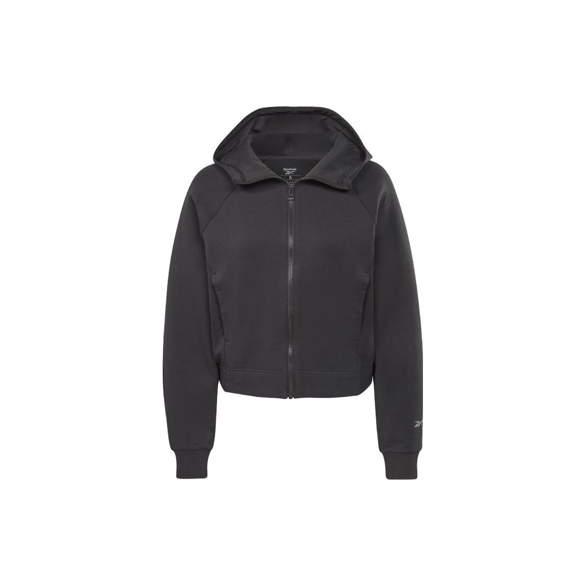

Reebok Solid Color Hooded Fitness Training Jacket Women jackets Black HS7812 S