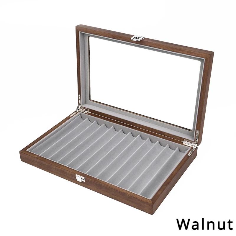 

3~1 Layer Wood Display Case Holder Storage Collector Organizer Box 12/23/34 Fountain Pen Stationery Office School Supplies Bag
