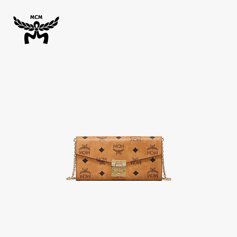 MCM Tracy Large Envelope Chain Wallet Crossbody Bag