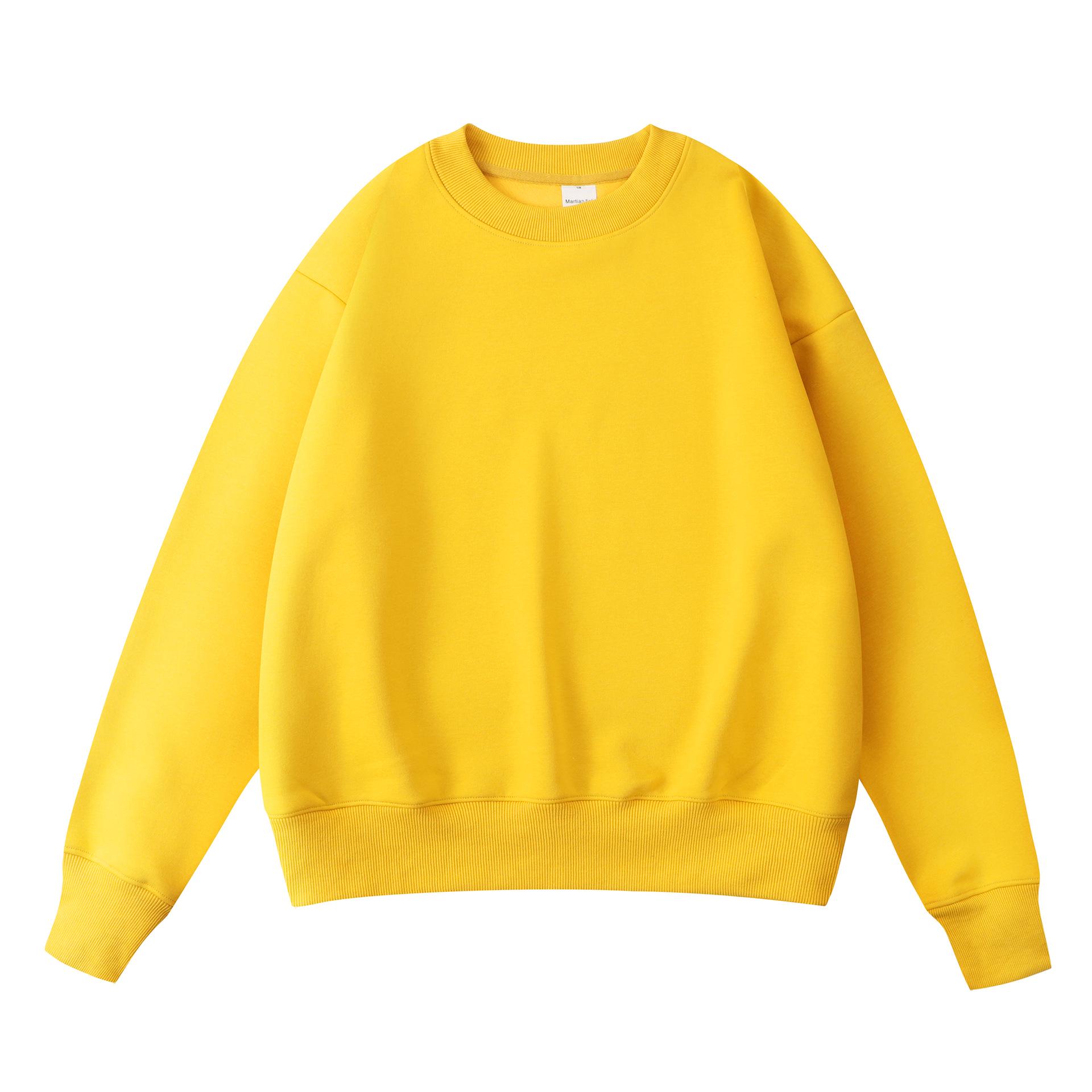 

Флисовый свитшот оверсайз с широкими штанинами и круглым вырезом однотонный Oversized L (65-83 kg)