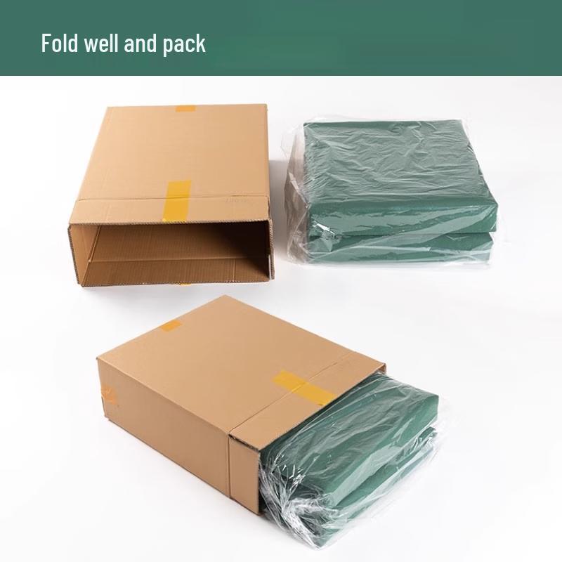 Mling Military Green Four-Fold Canvas Quilt