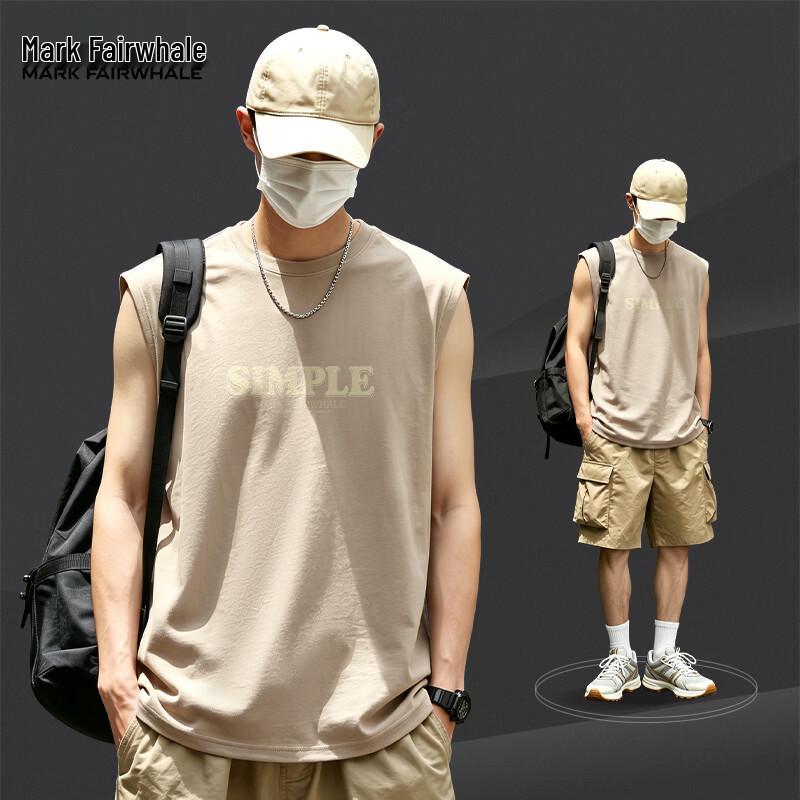 Mark Fairwhale Men's Pure Cotton Sleeveless Tank Top