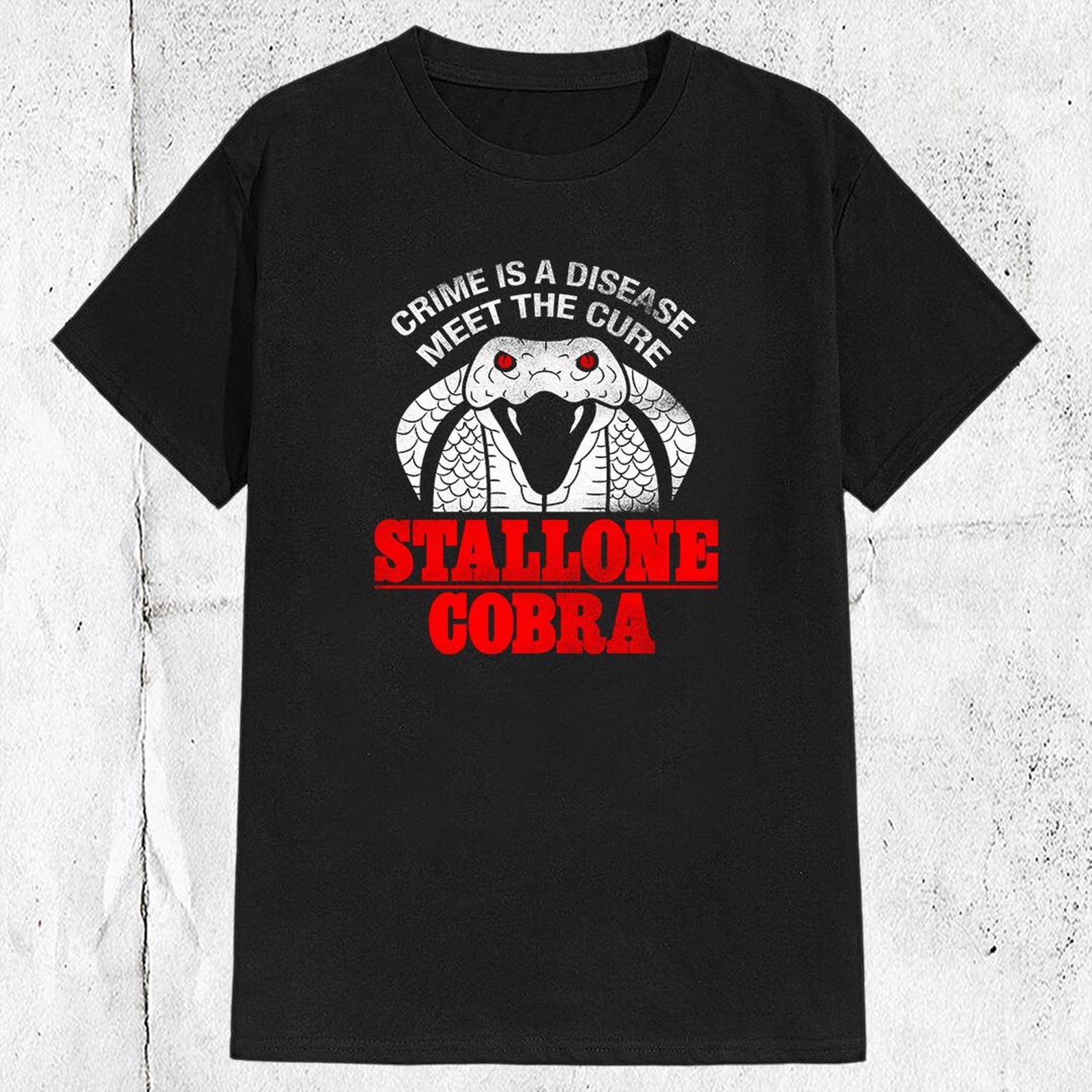 Stallone Cobra 80s Action Movie T shirt M