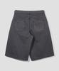 AGOD Belted Incision Cotton Bermuda Pants [Charcoal]