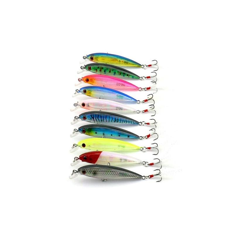 Premium Minnow Fishing Lures With 3d Eyes And Durable Plastic For Bass Fishing