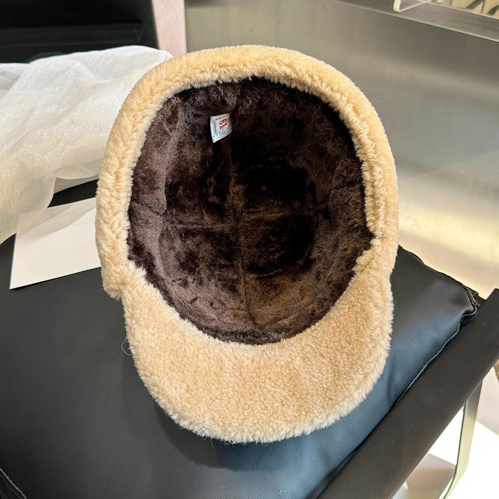 New Winter High Quality Leather Hat Men Fur Lamb Wool Warm Thick Earflaps Bomber Hats Men's Baseball Cap Russian hats