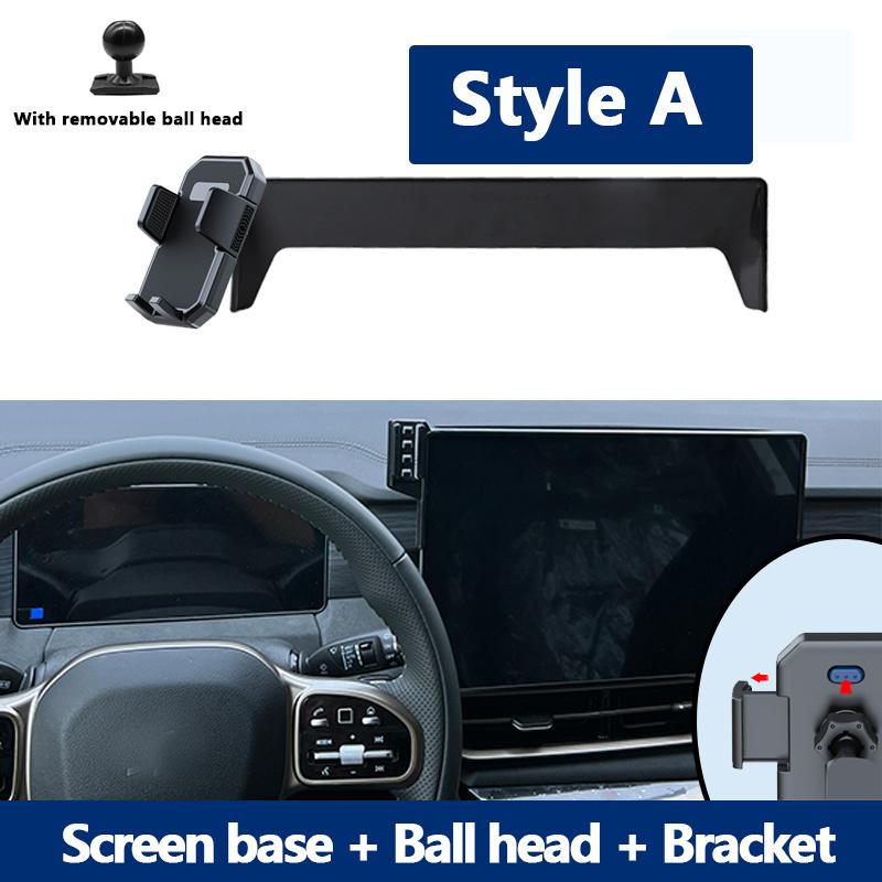 15.6" For Jetour T2 2023 2024 2025 ICH-X K3 Traveller Car Phone Holder Adjustable Support Display Screen Mount Atuo Accessories