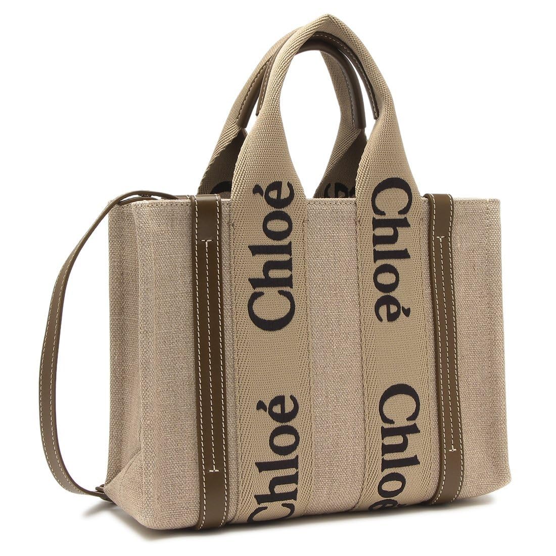 

Chloe Woody Beige Shoulder CHC23AS397 L17 20X Women s Bag/Handbag, [Used]