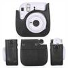For Instax Mini 12/11/9 PU Leather Camera Case Soft Protective Cover Trave Bag with Shoulder Strap Album Photo Camera Accessorie