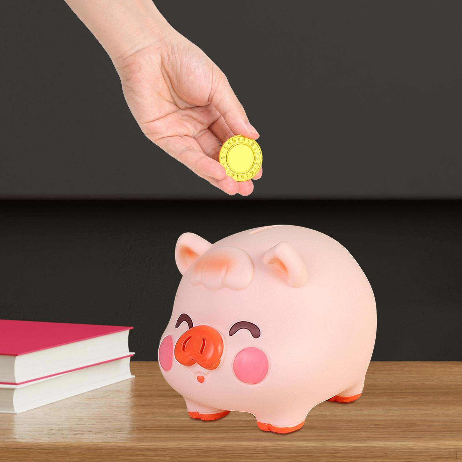 

Денежный банк, фигурки свиней, статуя животного, мультяшный рабочий стол, милая банка для сбережений, спасение детей S