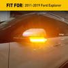 LED Smoked Sequential Side Mirror Turn Signal Lights For 2011- Explorer Ford