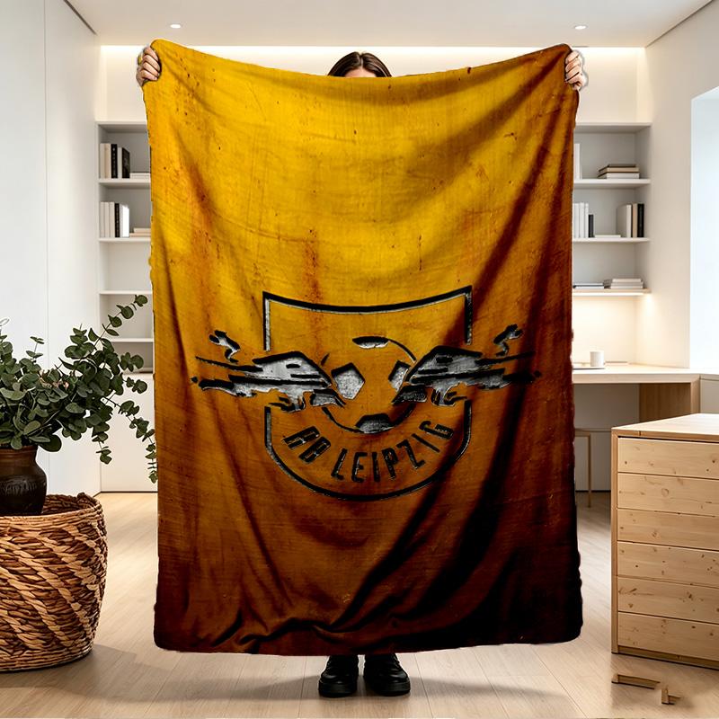 RB Leipzig Print Blanket - Soft & Comfortable, for Bedroom, Travel, Sofa, Home Decoration - Birthday Christmas Gift for Friend