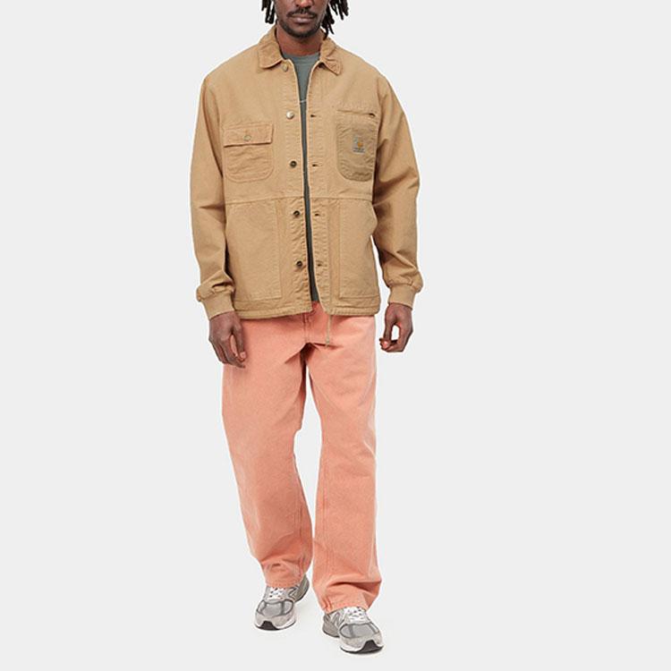 Carhartt WIP Medley Dearborn Canvas 12oz Jacket Dusty H Brown (Garment Dyed) Men Streetwear I030439-07E-GD