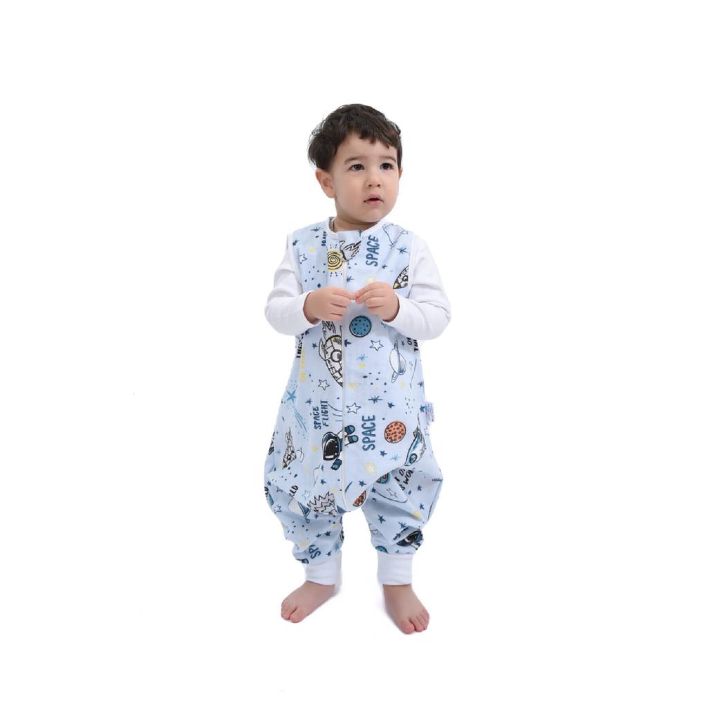 Kinder Baby Winter- und Saisonschlafsack, doppellagiges Flanell, 1 Tog