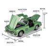 1:32 Scale 300SL Miniature Vintage Car Model Toys Alloy Diecast Sound Light Doors Opened Pull Back Ornament Model for Kids Gifts
