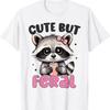 Raccoon Cute But Feral Toddler Girls Funny Lover T Shirt