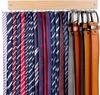 Tie Rack Wall Mounted Belt Pendant Storage Works Tie Rack with 20 Hooks Wooden Metal Belt Rack Organizer Men Tie Belt Hangers