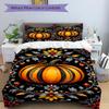 3pcs Decorative Pumpkin Duvet Cover Set -Includes 1 Duvet Cover and 2 Pillowcases, No Quilt Core, All-Season Home Decor  yy251111135