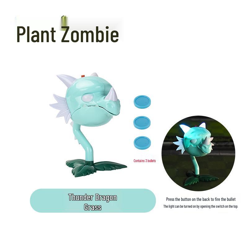 Plants Vs. Zombies Toy Set: Bewitching Mushroom, Fish Hook, Grassland Mine, Flaming Tree, Poison Pea