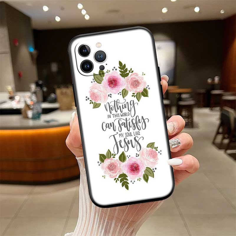 NH9 Bible Verse Jesus Christ New High-End Shell Phone Case for Redmi Note 10 11 12 Pro Max 10S 10C 10T 11A 11S 12S 12C
