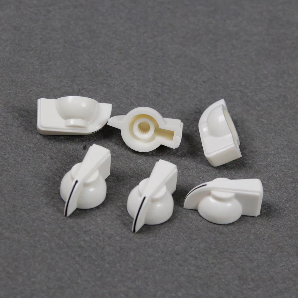8Pcs Guitar Potentiometer Knob Aluminum Foil Effect Speaker Knob 180 Degree Volume Adjustment Guitar Knob Circular Hole 6Mm