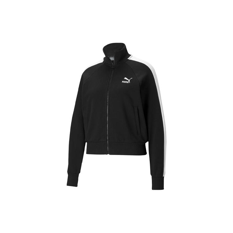 PUMA T7 Jackets Women's Black Lapel Moderate Other 531411-01