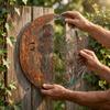 Moon Wall Decor with Wildflower Wall Hanging for Home