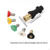 Pressure Washer Adapter Accessories,1/4 inch Resin Car Spray Nozzle Tips,Female Quick