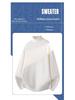 Men's Winter Thickened Turtleneck Sweater - Trendy Solid Color Youth Knitwear with Long Collar