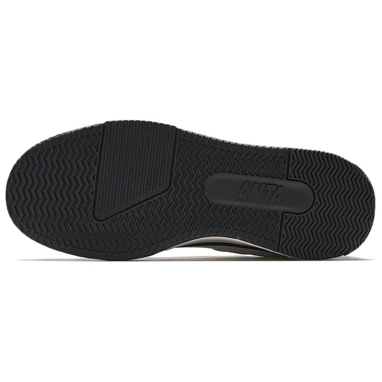 Anta C37 Series Comfortable Versatile Casual Classic Non-Slip Durable Balance Low-Top Skate Shoes Women sneaker Black White 122528027-3
