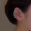 Fashion ear clips without ear piercings, advanced sense, cold wind design sense, personalized earrings, women's sweet and cool versatile butterfly