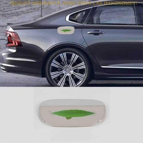 Для Volvo S90 2017-2024 Серебристый Титановый Декоративная Накладка на Крышку Топливного Бака Боковой Двери