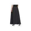Adidas Originals Comfortable Soft Skin-Friendly Fashion Casual Long Skirt Women Skirts Black KB6397