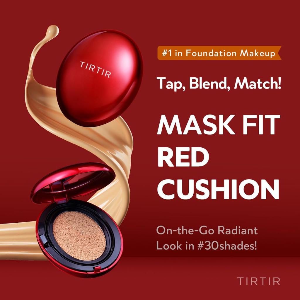 TIRTIR MASK FIT RED CUSHION 21N IVORY - Fond de teint coussin teinte 21 Natural Ivory