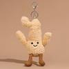 British J Peanut Doll Fun Peanut Doll Throw Pillow Plush Toy Bag Plush Pendant Peanut