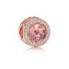 New Authentic Copper Plated Rosegold Heart Bird Butterfly Bead Charms Flower Charm Bead Charms Compatible With Pandora Bracelets Necklaces Women Diy J