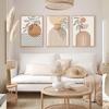 Bohemian Light Block Canvas Poster Vintage Minimalist Line Leaf Wall Art Prints For Modern Living Room & Scandinavian Home Decor