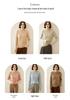 Cashmere Women's Round Neck Cable Knit Sweater - 2025 Autumn/Winter Retro Loose Slimming Pullover.