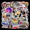 50 Pack Funny American Drama Vinyl Stickers, Large Bulk Sticker F
