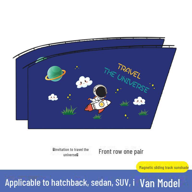 

Універсальна магнітна автомобільна шторка для вікон: Теплоізоляційна та сонцезахисна завіса Sunshade
