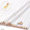 Towel Museum mofusand Striped Face 34 x 80 cm Towel, Orange, Ebi-nyan Cat, Cute, 43-0072150, Approx.