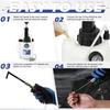 Transmission Fluid Transfer Pump,3L Manual Refill System Dispenser With Pressure Gauge,Automotive Transmission Dispenser Pump Tool Set Oil With 12Pc